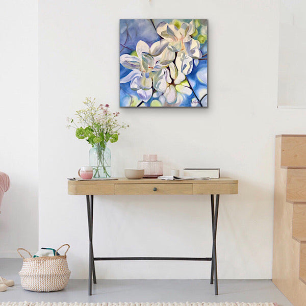 Bring me Peace- White Magnolias in Oils