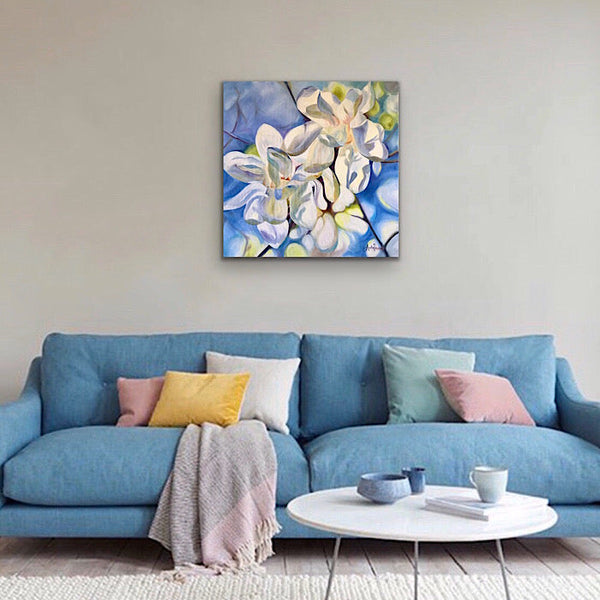 Bring me Peace- White Magnolias in Oils