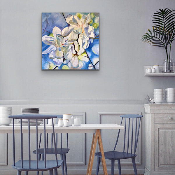 Bring me Peace- White Magnolias in Oils