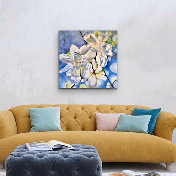 Bring me Peace- White Magnolias in Oils