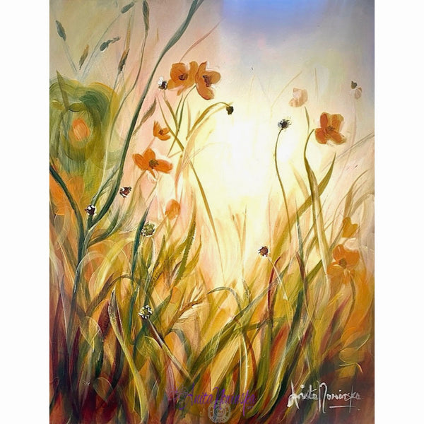 25x20cm Framed Meadow Paintings