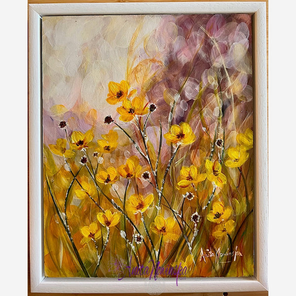 25x20cm Framed Meadow Paintings