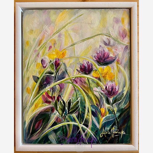 25x20cm Framed Meadow Paintings