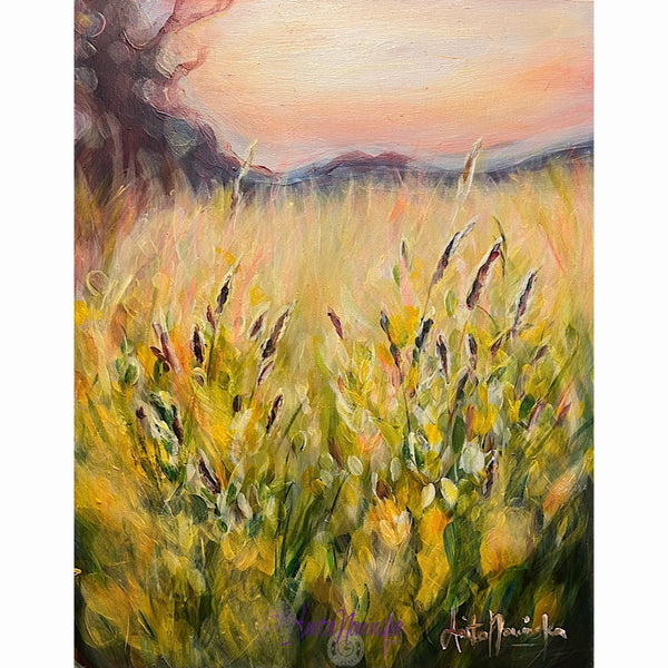 25x20cm Framed Meadow Paintings