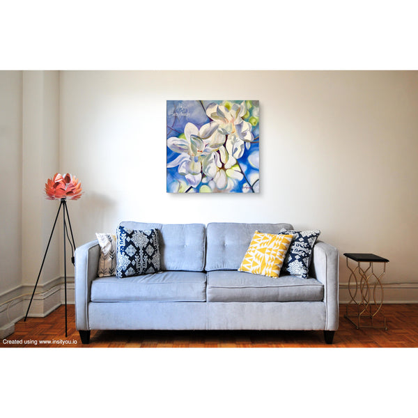 Bring me Peace- White Magnolias in Oils