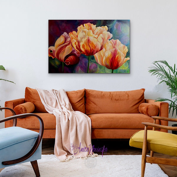 Limberness- Tulip flower Painting