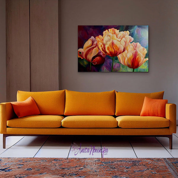 Limberness- Tulip flower Painting