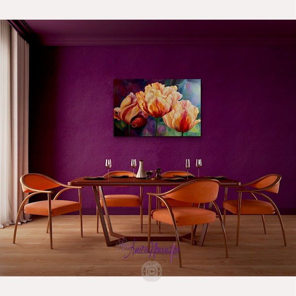 Limberness- Tulip flower Painting