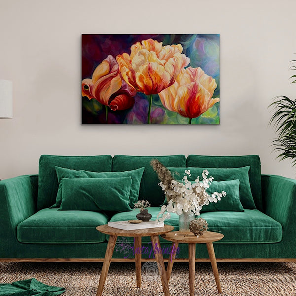 Limberness- Tulip flower Painting