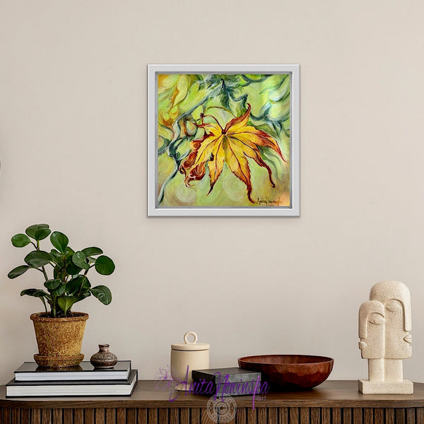 Mellow Yellow- Autumn Leaves Painting