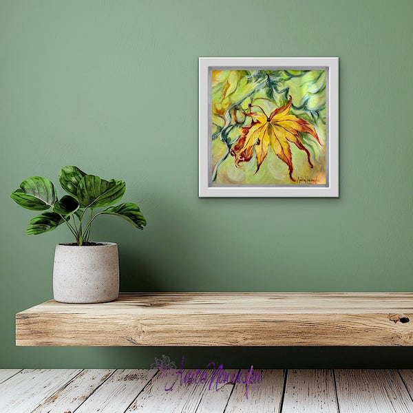 Mellow Yellow- Autumn Leaves Painting