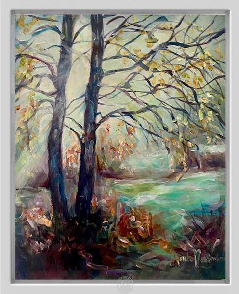 25x20cm Framed Meadow Paintings