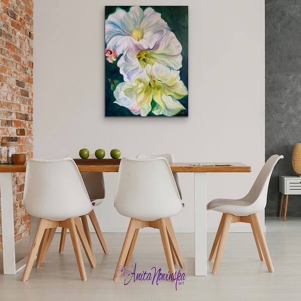 'Reinvention'- Morning Glory Big Flower Painting
