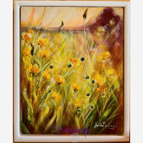 25x20cm Framed Meadow Paintings