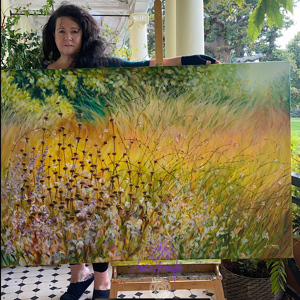 ‘Understanding’ Autumn seedheads & grasses-Meadow Painting
