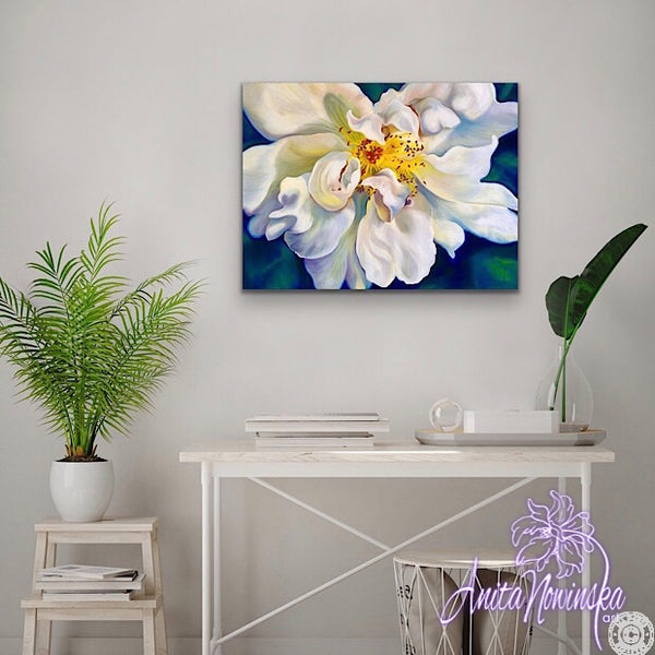 Debutante- Briar Rose Flower Painting