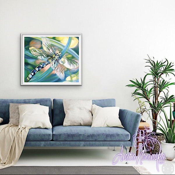 'Transformation'- Turquoise Dragonfly