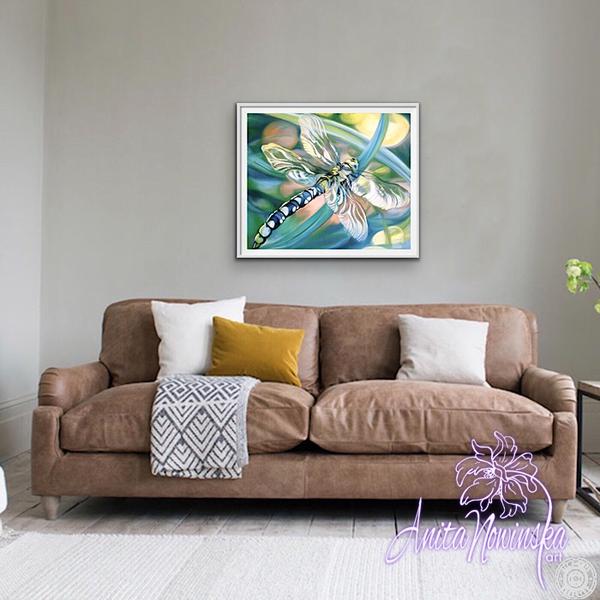 'Transformation'- Turquoise Dragonfly