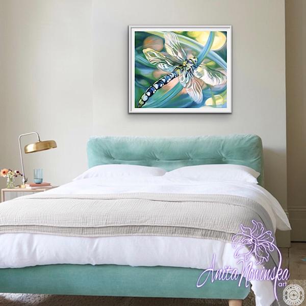 'Transformation'- Turquoise Dragonfly