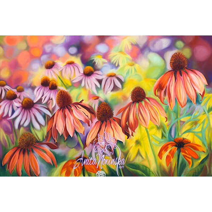 Offers Bright huge flower painting