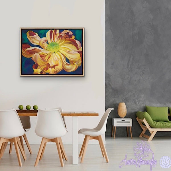 Emperor's Pride- Chrysanthemum Flower Painting