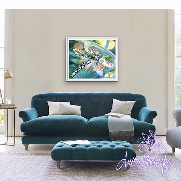 'Transformation'- Turquoise Dragonfly