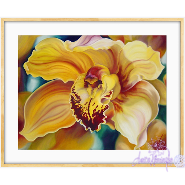 Exotica- Orchid Flower Painting