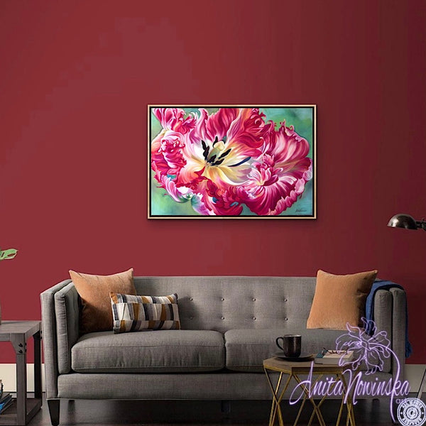 Puissance- Parrot Tulip Painting