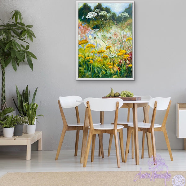 'Growth'- Wild Garden Canvas Painting