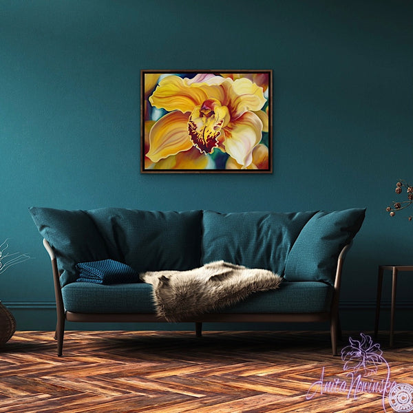 Exotica- Orchid Flower Painting