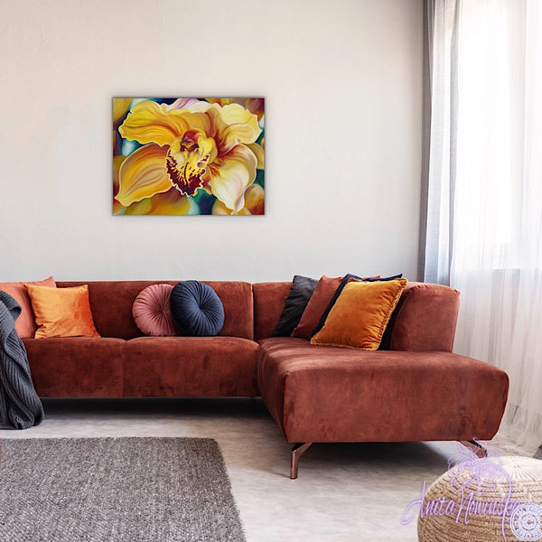 Exotica- Orchid Flower Painting