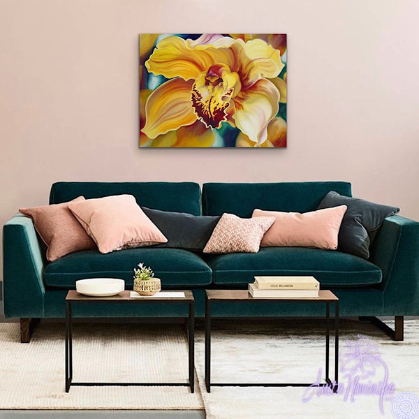 Exotica- Orchid Flower Painting