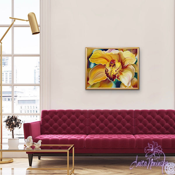 Exotica- Orchid Flower Painting
