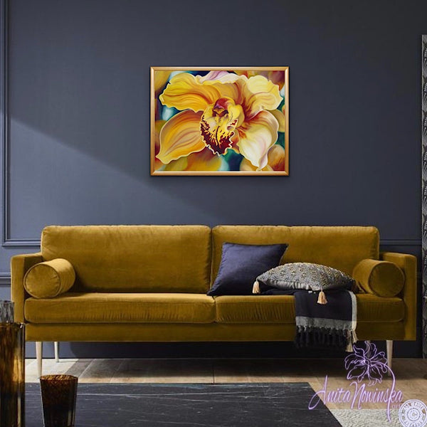 Exotica- Orchid Flower Painting