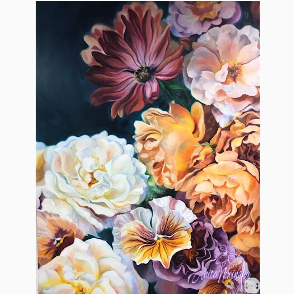 Abundance- Flower Bouquet Fine Art Print