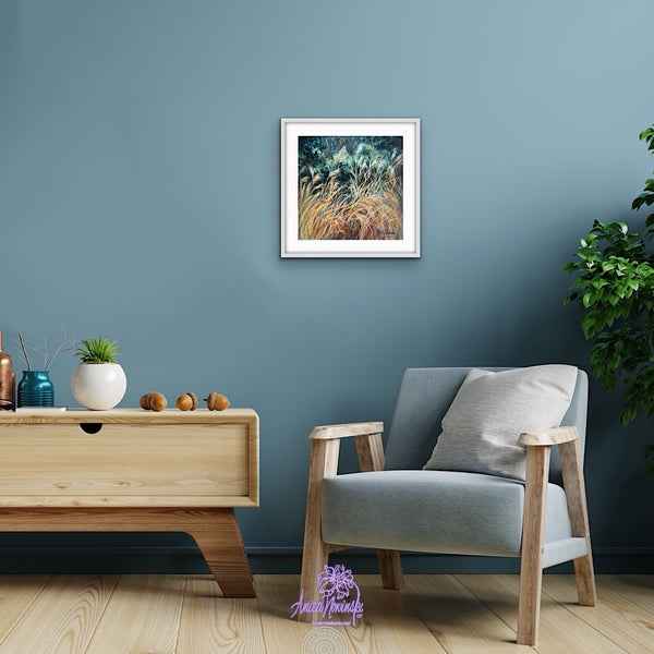 Dwindling III- Winter Garden Painting