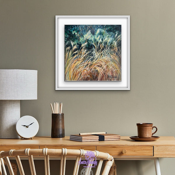 Dwindling III- Winter Garden Painting