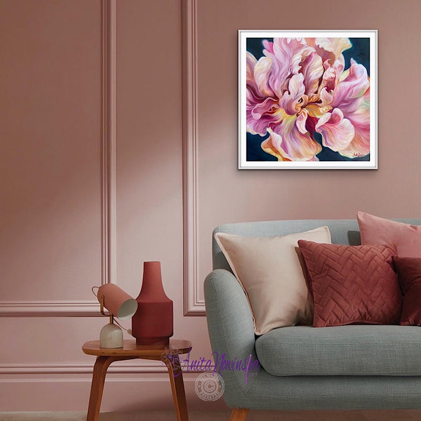 Everything- Fine Art Print of Tulip Flower Painting