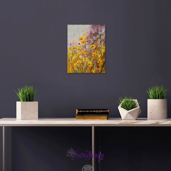 Glimmer- Buttercup Meadow Painting