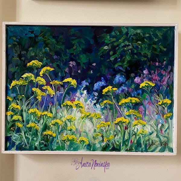 'Hidden Depths'-Small Garden painting