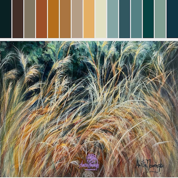 Dwindling III- Winter Garden Painting