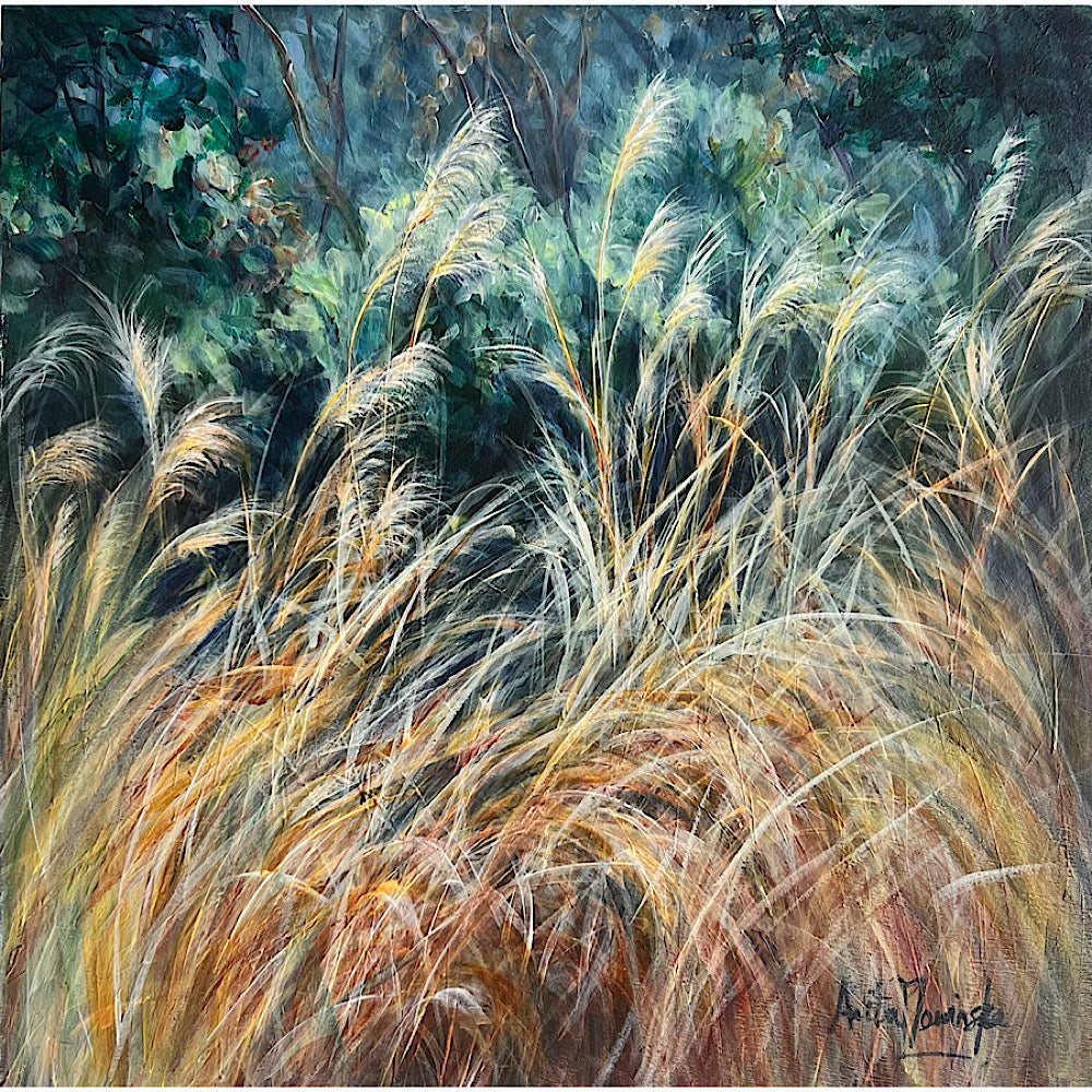 Dwindling III- Winter Garden Painting