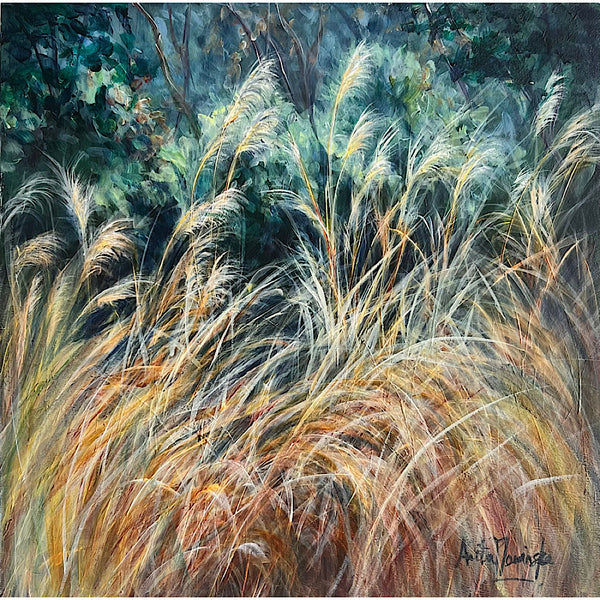 Dwindling III- Winter Garden Painting