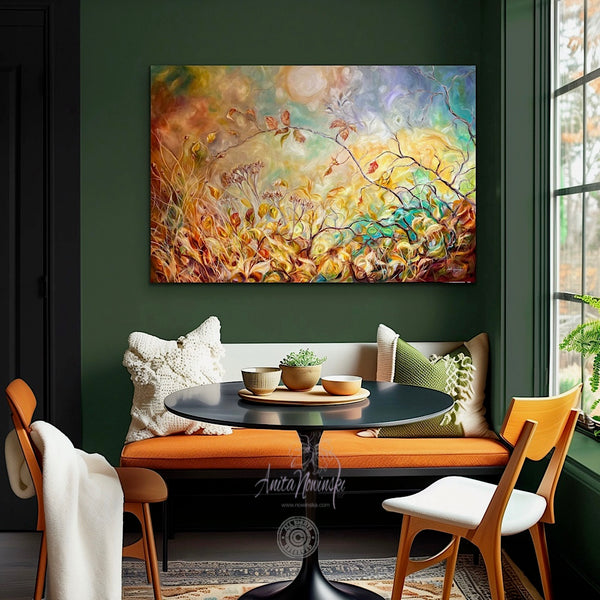 'Moments in Time'- Autumn Hedgerow Painting