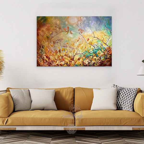 'Moments in Time'- Autumn Hedgerow Painting