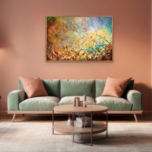 'Moments in Time'- Autumn Hedgerow Painting