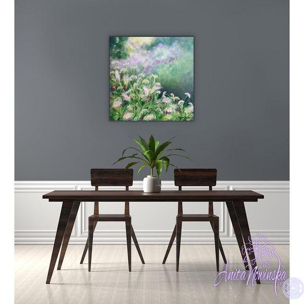 Solace- Garden Painting on Canvas