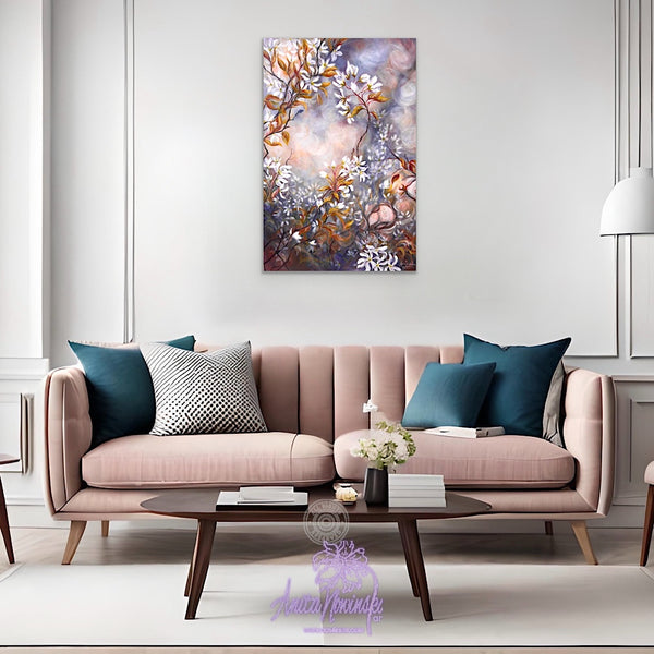 Trust-Amelanchier Blossom Flower Painting