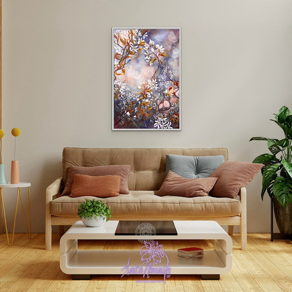 Trust-Amelanchier Blossom Flower Painting