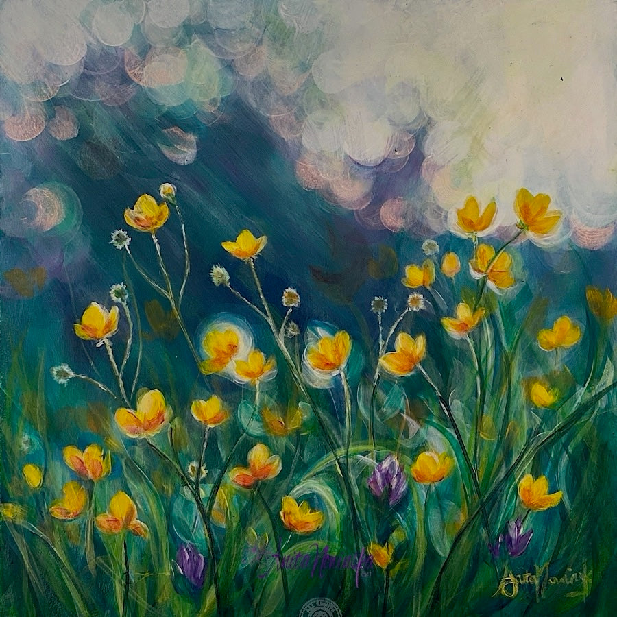 'Witness'- Small Meadow Painting